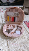 Mini Travel Sewing Kit DIY Sewing Portable Sewing Tool Kits Plastic Sewing Kit Box Beginner Friendly Emergency Sewing Repair Kit with Threads Scissors Hand Sewing Needles - Super Bachat