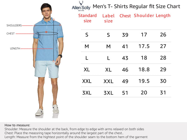 Allen Solly Men's Plain Regular Fit Cotton Polo (AMKP317G04249_Jet Black_Large)
