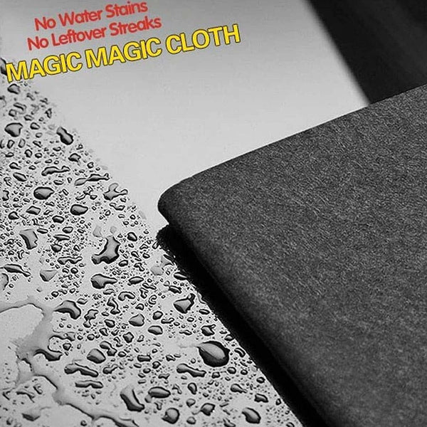 FRONTED 3 Pack Thickened Magic Cleaning Cloth, Reusable Microfiber Glass Cleaning Cloths, 30X30 CM Lint-Free Cloth Streak-Free Miracle for Tea Towels, Cars, Window, Mirror Glass (3 PCS)