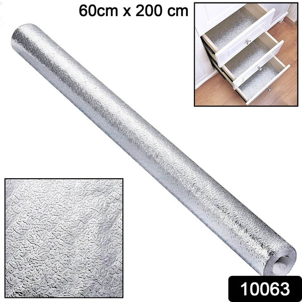 Self-Adhesive Wallpaper Aluminum Foil Wall Paper (60×200 Cm / Mix Design) - Super Bachat