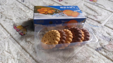 Pack of 6 Erasers Erasers Stationery School Rubber Schools Sketches Office Sign Kid Party Favour Gift Toy Gift Creative Christmas Birthday Gift in Shape Biscuits (6 Pcs Set) - Super Bachat