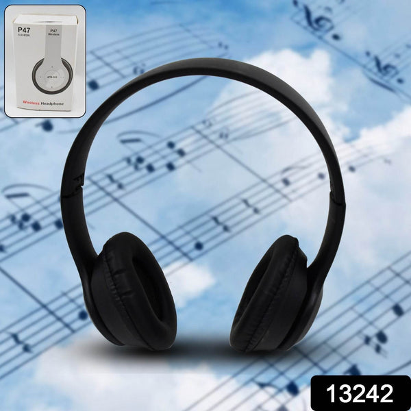 Foldable Wireless Headphone with Calling Function (1 Pc) - Super Bachat