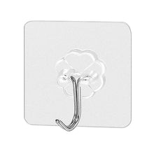 100PC MULTIPURPOSE STRONG SMALL STAINLESS STEEL ADHESIVE WALL HOOKS - Super Bachat