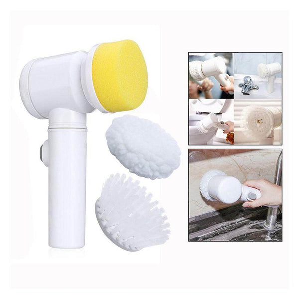 5in1 Home Kitchen Electric Cleaning Brush, Electric Spin Scrubber - Super Bachat