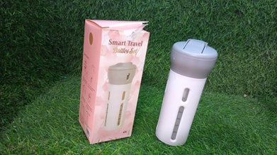 4 in 1 Travel Dispenser Bottle Set Travel Refillable Cosmetic Containers Set - Super Bachat