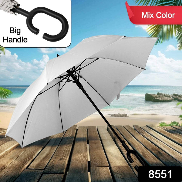 8551 Umbrella Summer Sun and Rain Protection Foldable Cute Umbrella & C-Shaped Handle || UV Protection Rain Sun Umbrella || Travel Accessories || Umbrella for Children, Girls, and Boys (1 Pc / Mix Color) - Super Bachat