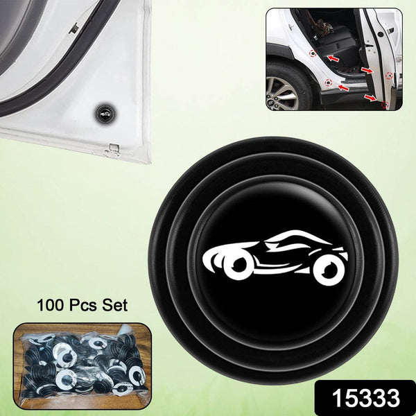 Car Door Shock Absorber Car Door Protection Sticker (100 Pcs Set) - Super Bachat