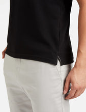Allen Solly Men's Plain Regular Fit Cotton Polo (AMKP317G04249_Jet Black_Large)
