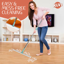 KLVS Magic Broom Silicone Floor Wiper – Heavy-Duty Floor Cleaning Squeegee with Stainless Steel Extendable Handle | Multipurpose Bathroom, Kitchen, Tile & Window Cleaner