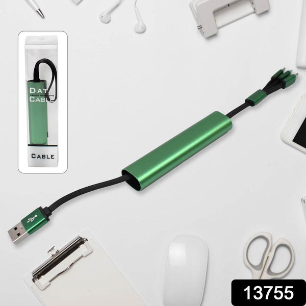 Charging Cable, 3 in 1 Extendable, Data transmit & Charging Cable (1 Pc) - Super Bachat