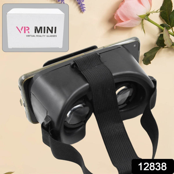 3D VR Glasses Virtual Reality Goggles Headset for All Smartphone VR Goggles-For 3D VR Movies Video Games (1 Pc) - Super Bachat