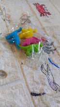 Small Dinosaur Shaped Erasers (4 Pc): Animal Erasers for Kids (School Supplies) - Super Bachat