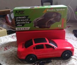 Wireless Bluetooth Speaker Portable Car Shape Music Speaker Support Bluetooth, TF Card, USB, Fm Radio Function Unique Shape Car Speaker - Super Bachat