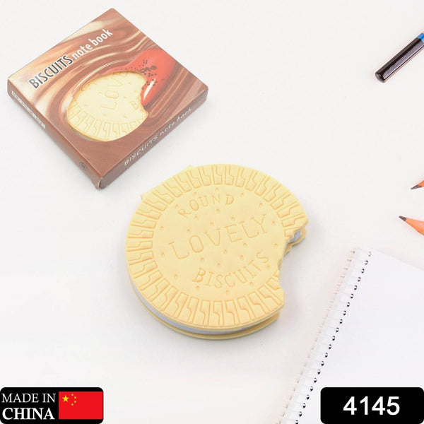 Round Biscuits Diary Notebooks Original Biscuits Smell Writing Practice Book Early Learning Copybook Premium Biscuits Book ( 1Pc Book ) - Super Bachat