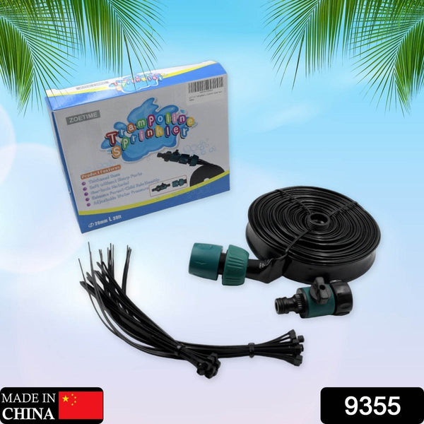 Trampoline Sprinkler for Kids - Outdoor Trampoline Water Sprinkler for Kids and Adults, Trampoline Accessories Sprinkler 39ft Long for Water Play, Games, and Summer Fun in Yards (39ft) - Super Bachat
