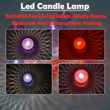 Big Simple Candles for Home Decoration, Crystal Candle Lights (Multicolor) - Super Bachat