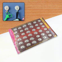 9417 Multipurpose Small Stainless Steel Wall Hanging Hook 36 Pc Self Adhesive Stainless Steel Heavy Duty Wall Hooks For Hanging Clothes Calender Bathroom Tiles Kitchen Key Hange (36 Pc Set) - Super Bachat