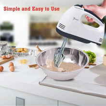 Compact Hand Electric Mixer / Blender for Whipping / Mixing with Attachments - Super Bachat
