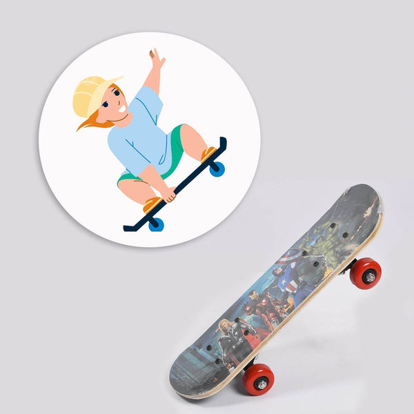 Lightweight Wood Skateboard for Kids, Teens, Adults - Super Bachat