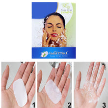 Fresh Paper Soap Strips Traveling Hand Wash with Jasmine Fragrance (100pc) - Super Bachat