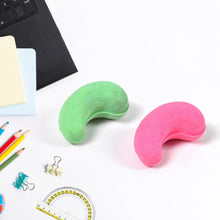 Cashew Nut Eraser Rubber Erasers (1 Pc / Mix Colour & Design) - Super Bachat