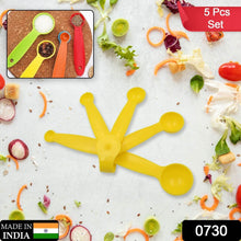 Plastic Measuring Spoons - Set of 5 - Super Bachat