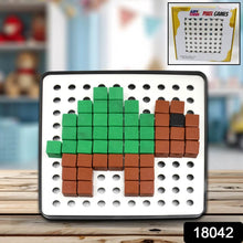 Pixel Cubes Toy for Children Early Education, Pixel Game Educational Board Games Board, Birthday Gift for Kids, Learning Math Toy, Brain Games, Math Puzzle (Approx 180 Cubes With Pixel Board & Book) - Super Bachat