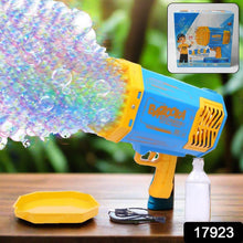 69 Holes Big Rechargeable Powerful Machine Bubble Gun Toys for Kids Adults, Bubble Makers, Big Rocket Boom Bubble Blower Best Gifts - Super Bachat