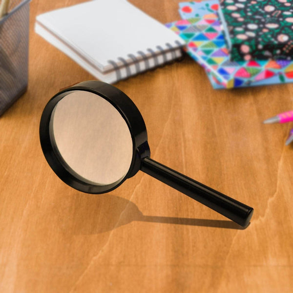 Magnifying glass Lens - reading aid made of glass - real glass magnifying glass that can be used on both sides - glass breakage-proof magnifying glass, Protect Eyes, 50 mm - Super Bachat