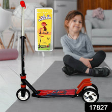 Basic Kids Ride On Leg Push Scooter for Boys and Girls (4 - 8 Years Old Kids) Foldable Scooter Cycle with Height Adjustment for Boys and Girls Multicolor (1 Pc / 3 Wheel)  - Super Bachat