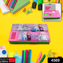Multi Purpose Gadget Jumbo Pencil Box Compass With Calculator Jumbo 2 Side Slot Geometry Box Compass Use School , Traveling & Studio - Super Bachat