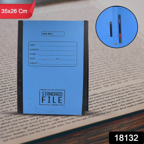 Standard file plastic clip, File Folder Paper Holder Documents File (35×26 Cm / 1 Pc / MOQ :- 4 Pc) - Super Bachat