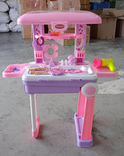 Big Beauty Set Suitcase On Wheel, The Ultimate Beauty Set On Wheels for Girls, Makeup Kit is Easy to Clean & Use, Portable Beauty Set with 25 Pieces for 3 Years BIS Approved. (Beauty Set Trolley) - Super Bachat