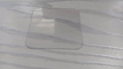 New Double Side Tape Sticker Strong Waterproof Wall Indoor Nano Adhesive No Trace Gel Clear Industrial Multipurpose Removable Use for Bedroom, Home, Kitchen, Hotel (0.6mmx1pc) - Super Bachat