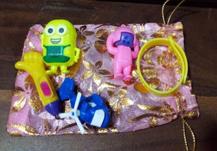 5Pc Toy Combo Kids Best Gift Set Combo Attractive & Unique Toy Combo 5Pc Colorful Toy Combo With Potli Bag - Super Bachat