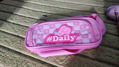 Pencil Pouch With Zipper (1 Pc / 2 Compartment ) - Super Bachat