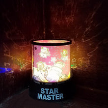 LED Projector Night Light Amazing Lamp, 3 Battery operated lamps, Rotation With the music Function, Master for Kids Bedroom Home Decoration Night Romantic Gift (Battery Not Included / 1 pc) - Super Bachat